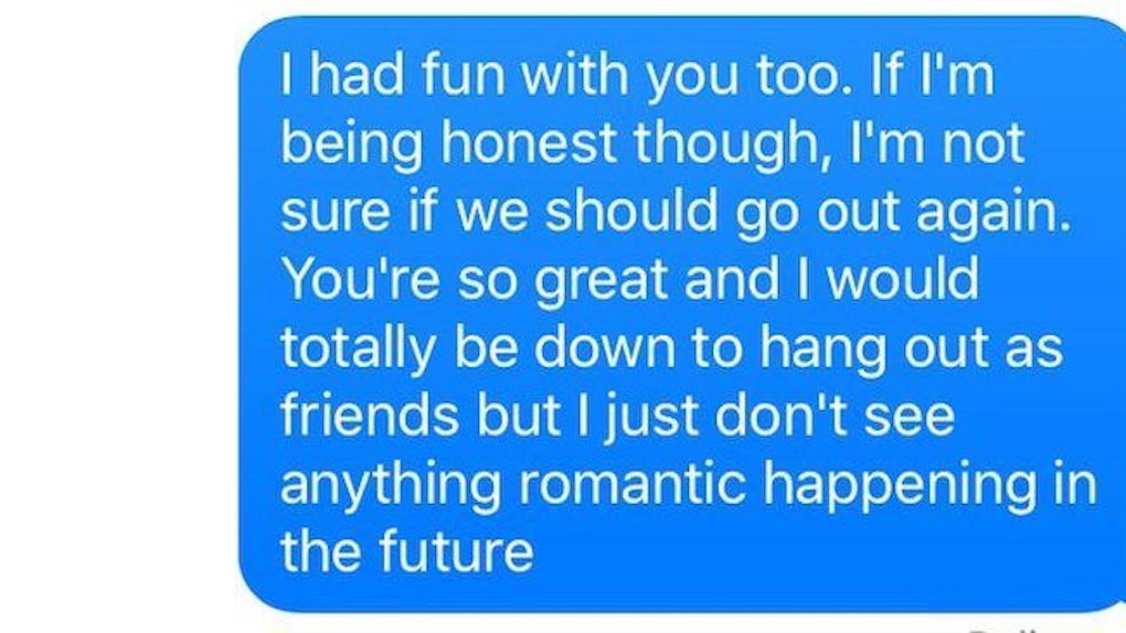 Reject Texts To Send After A Date, Based On How Bad It Was