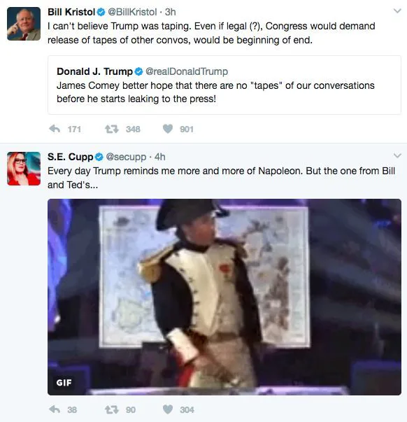 Trump Tweets Threatening Comey Concern Conservatives