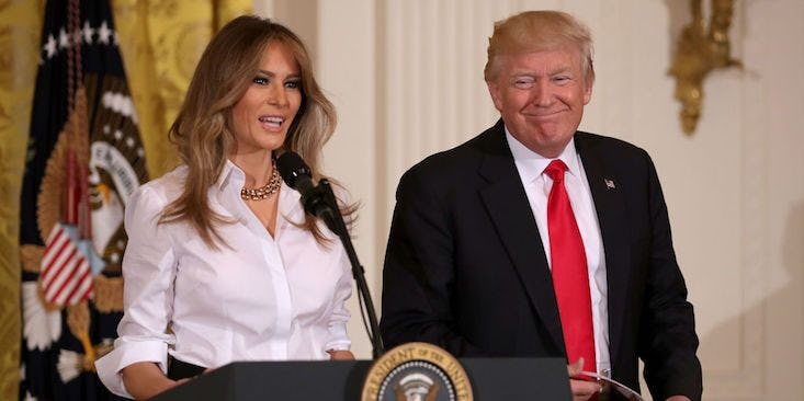 Melania Trump Reportedly Advises POTUS On Bad Press