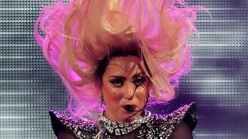 Lady Gaga Dyed Her Hair Orange Pictures
