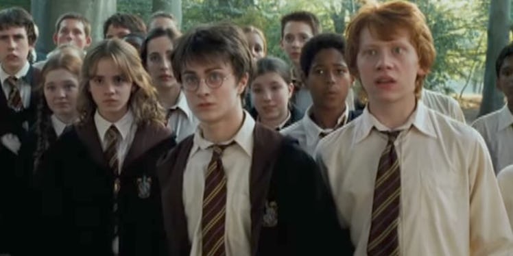 Daniel Radcliffe, Emma Watson and Rupert Grint in Harry Potter and the Goblet of Fire