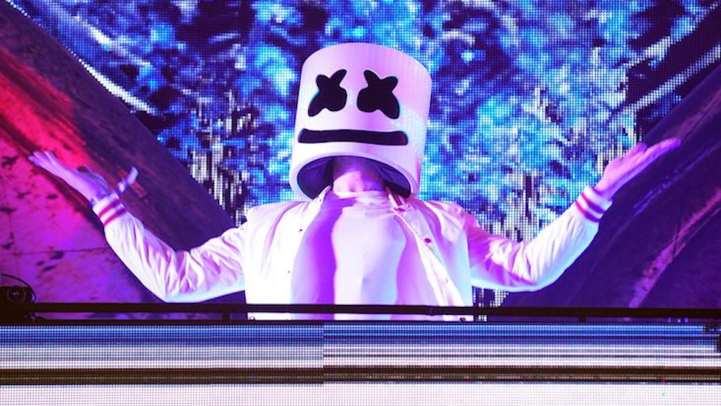 What Does Marshmello Look Like? Here's What's Under The Mask What Does Marshmello Look Like? Here's What's Under The Mask