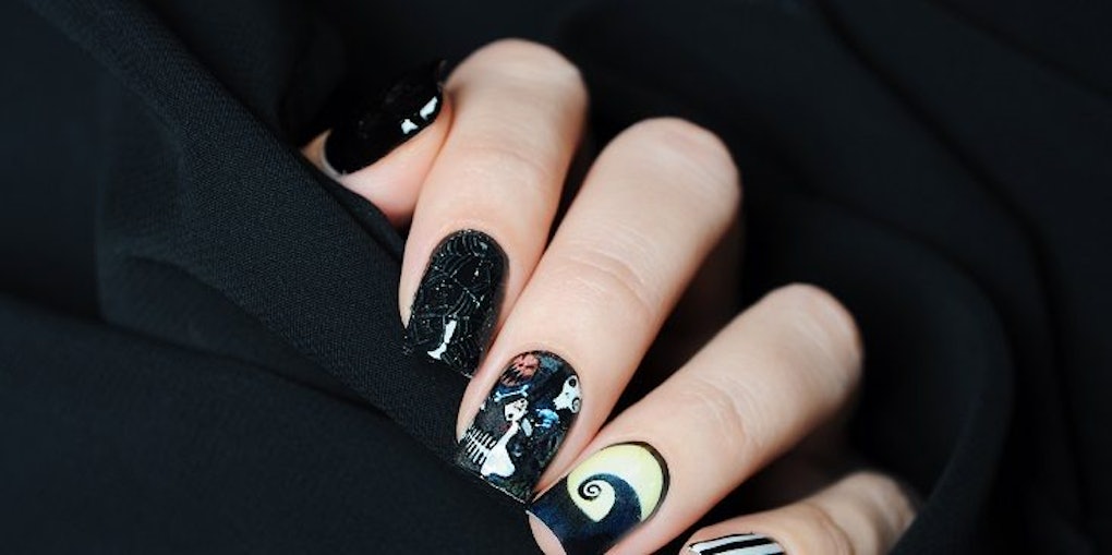 7 Halloween Nail Designs Perfect For Your Black Dress Costume