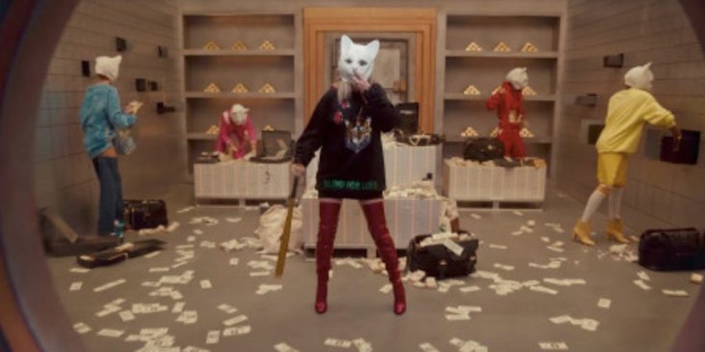 Taylor Swifts Cat Mask In Lwymmd Music Video Needed One