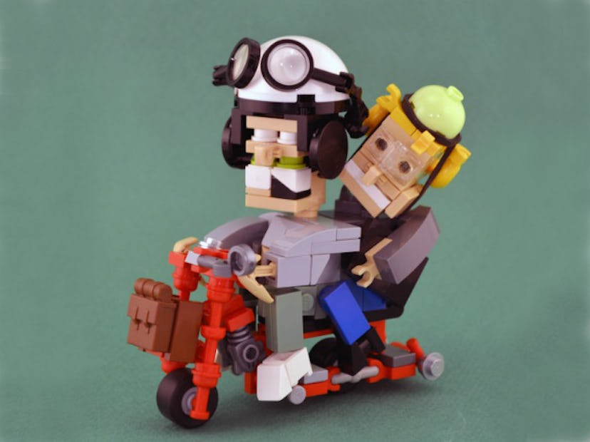 Dumb And Dumber Motorcycle (100 Pieces) -- crowdsourced lego sets