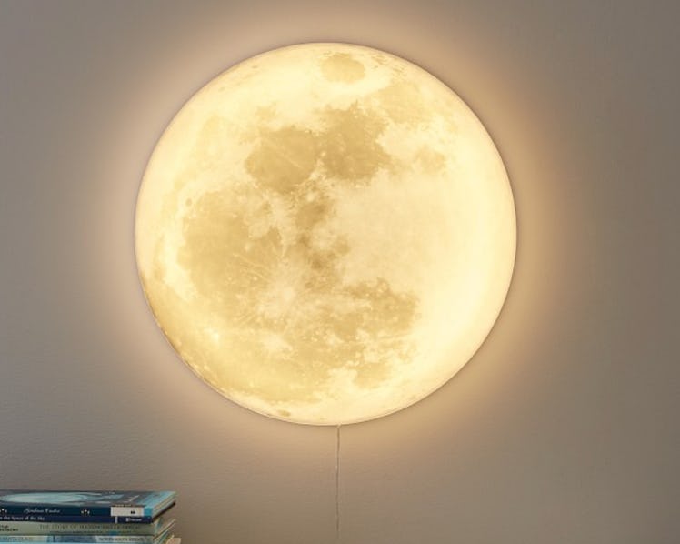 Lit Acrylic Moon Kids' Night Light