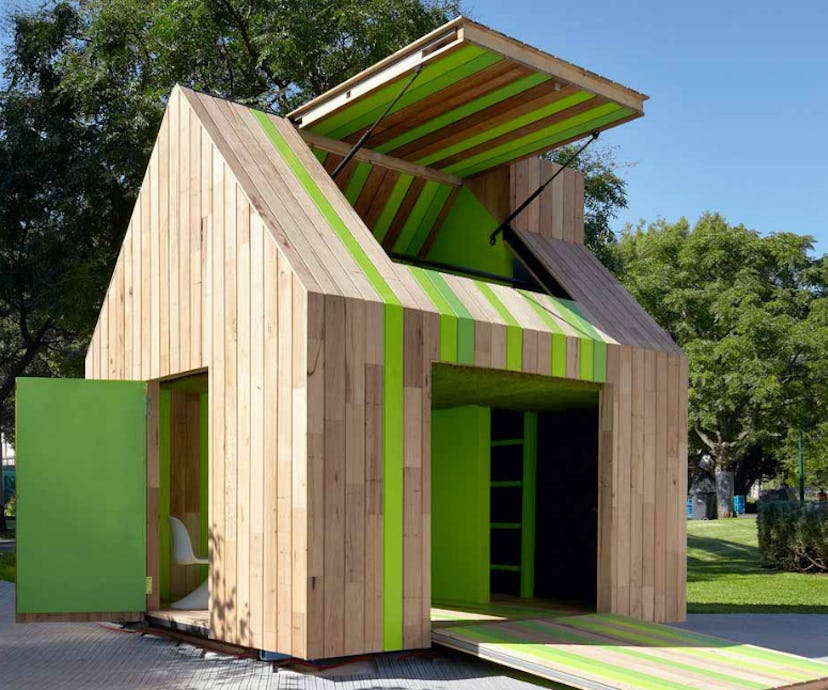 Open House -- backyard playhouses