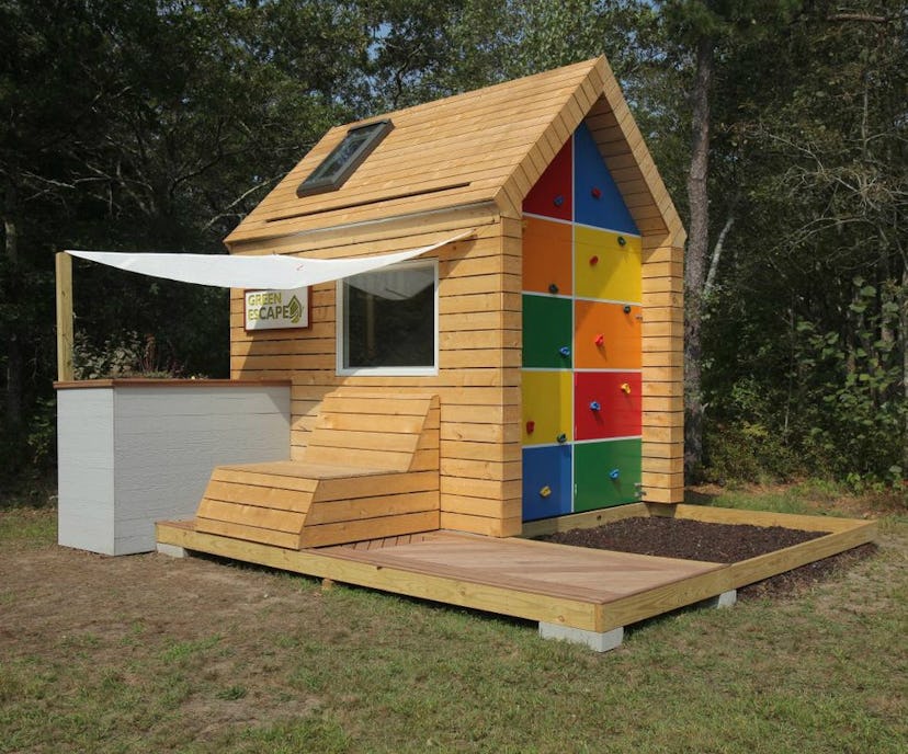 Green esCAPE Playhouse -- backyard playhouses
