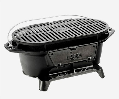 Lodge Logic Pre-Seasoned Charcoal Grill -- portable grill