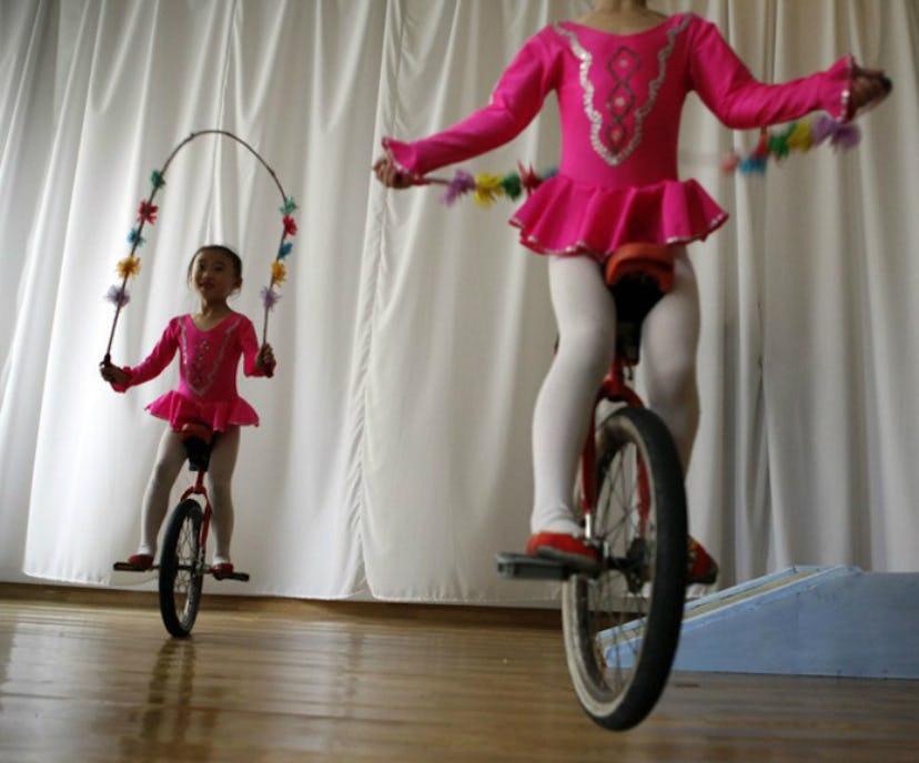 Unicycles -- weird toys