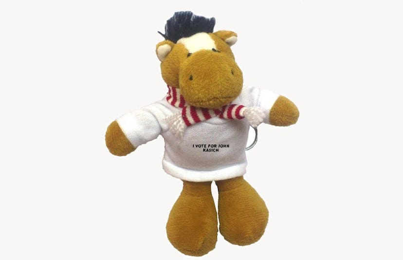 John Kasich Horse Keychain -- political gear for babies