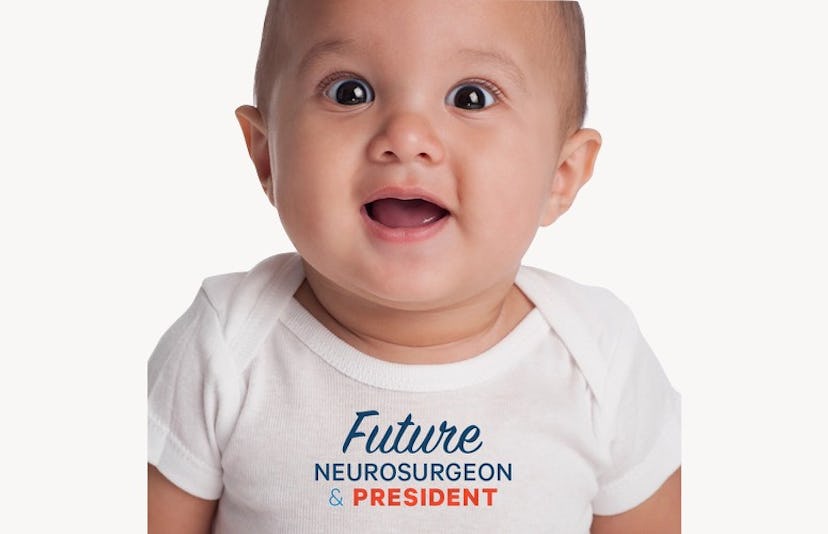 Ben Carson "Future Neurosurgeon" Onesie -- political gear for babies