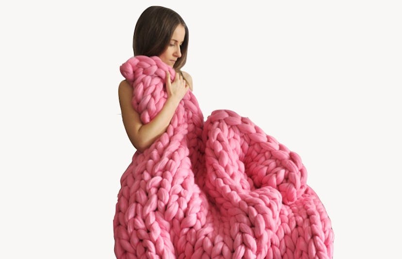 Ohhio Chunky Knit Blanket