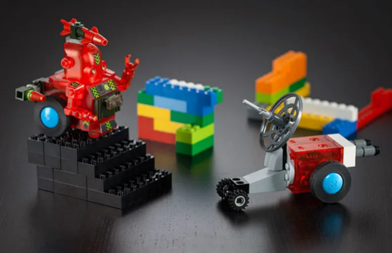 GoBrix Remote Control Building Bricks Add Motors To Lego