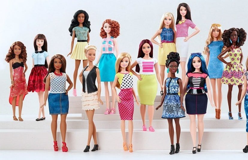 Barbie Fashionistas -- dolls, toy cars, and action figures