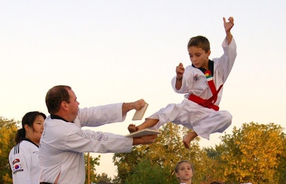 Teaching Kids Taekwondo