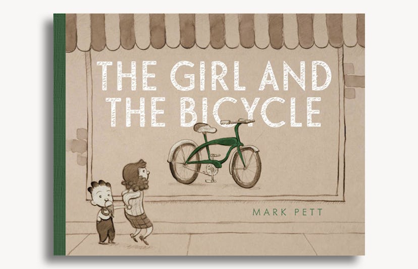 Cover of "The Girl And The Bicycle" book by Mark Pett