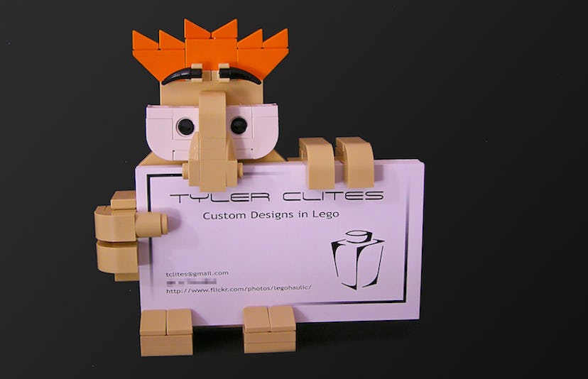 Lego Business Card Holder -- lego building ideas