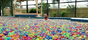 Swimming In 25 Million Water Balls