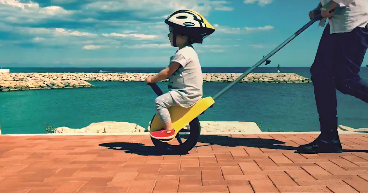Unirider Is A Pushable Unicycle That Can Replace Your Toddler's Stroller