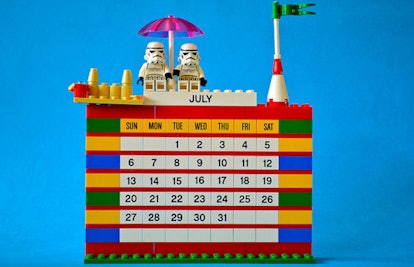 Lego Calendar -- lego building ideas