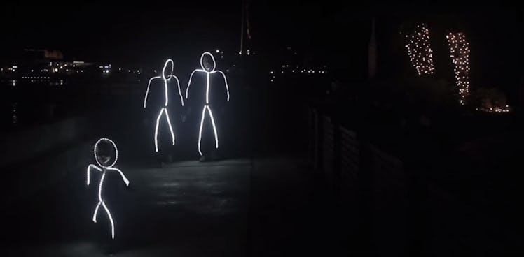 Glowy Zoey Light Up Stick Figure Costume
