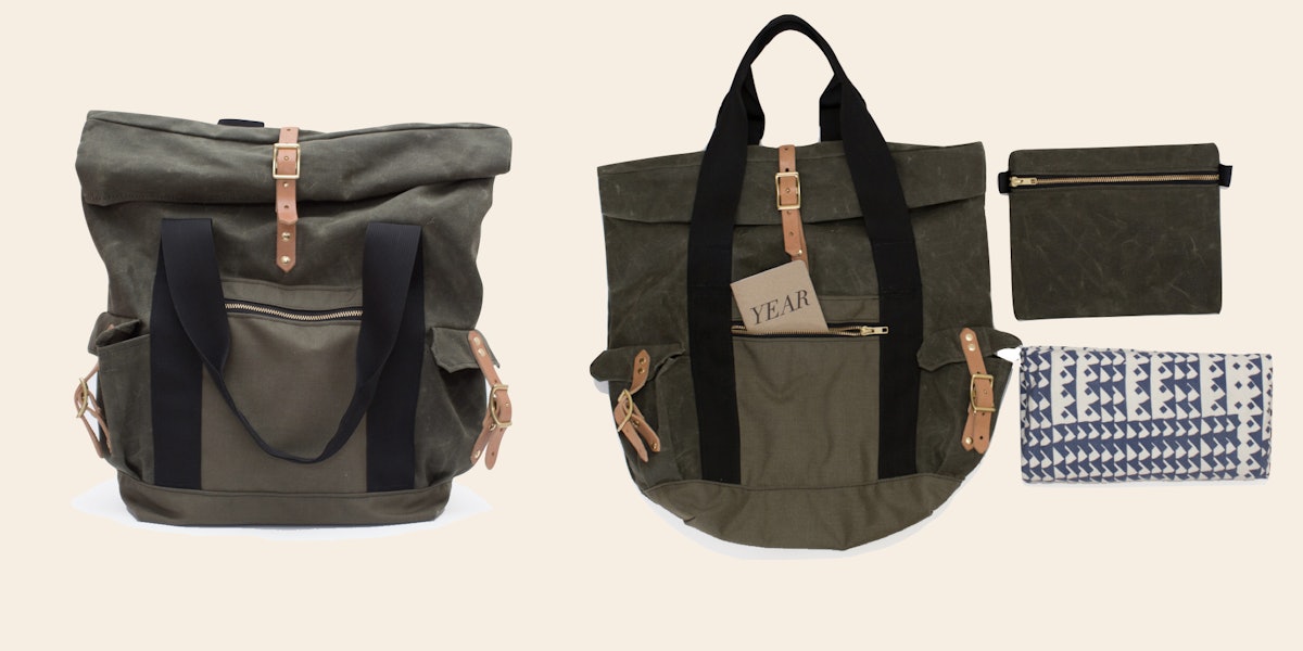 The Tosan Adventure Pack Is A Tote, Backpack, And Diaper Changer