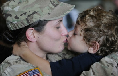 Army Mom Has Homecoming With Her Son