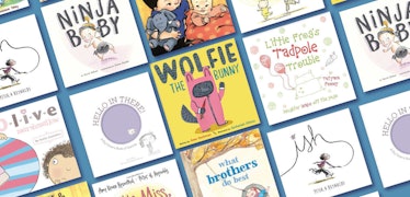 A collage of the covers of the best books for firstborns who are about to become big brothers or sis...