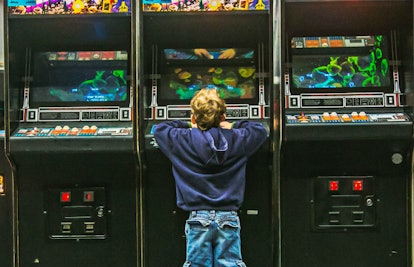 Kid Play Retro Arcade Game
