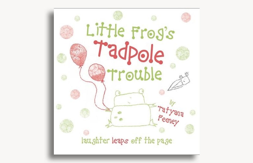 The cover of 'Little Frogs Tadpole Trouble' by Tatyana Feeney