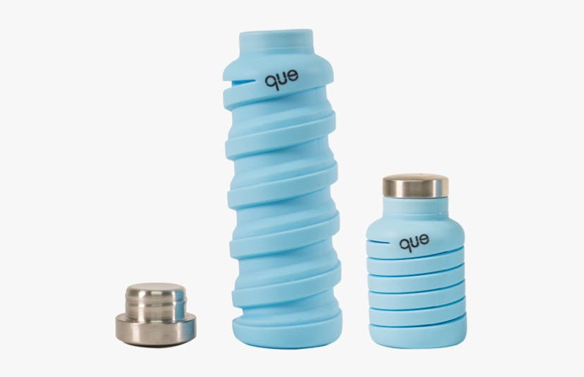 Que Collapsible Water Bottle Que Collapsible Water Bottle ($22, Pre-order for December 2016)