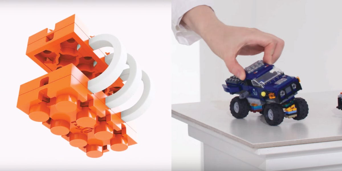 Bendable lego online pieces