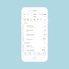 phone mock up of chores app