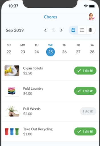 free chore chart app BusyKid Chore App for Kids
