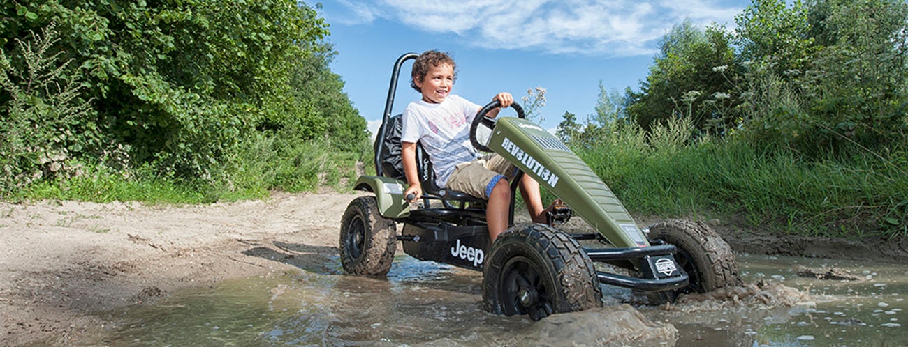 jeep revolution pedal go kart