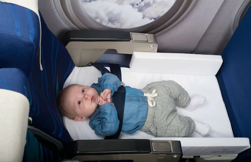 Bed Box In Flight JetKids' BedBox Is A Ride On Suitcase That Turns Into An In-Flight Bed