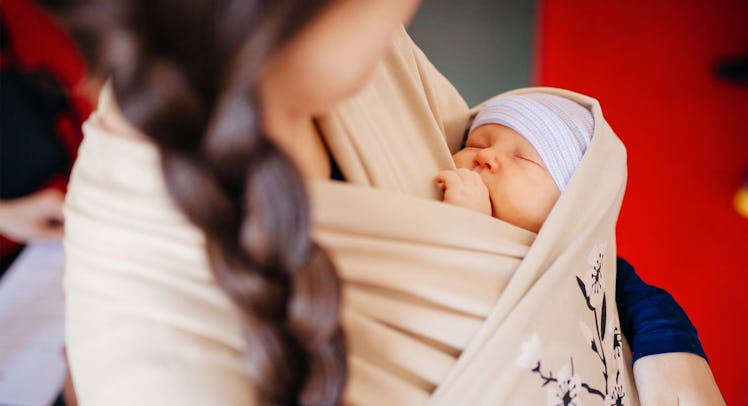 mother breastfeeding baby