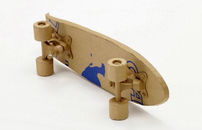 chris gilmour skateboard cardboard sculpture