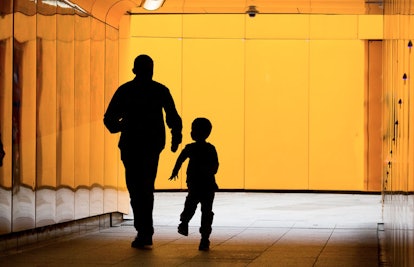 father-and-son-in-hallway