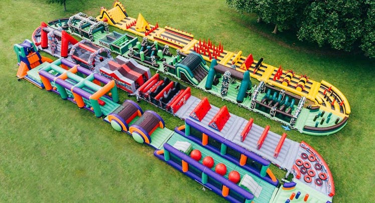 the beast inflatable obstacle course