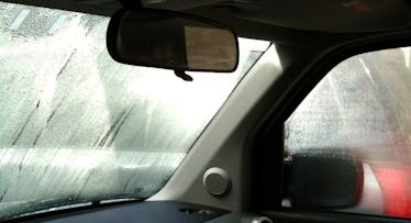 foggy windshield