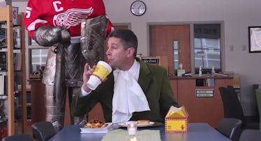 school principal snow day video