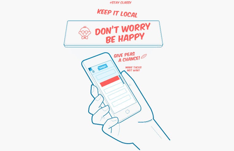 Talelight Electronic Bumper Sticker Lets You Change Messages With App