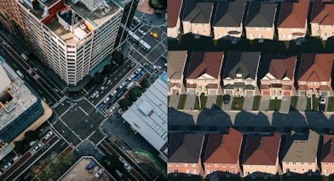 city vs suburbs