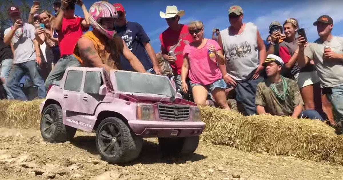 Video: Rednecks With Paychecks Features Downhill Barbie Jeep Racing