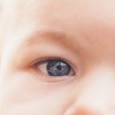 baby eyes closeup