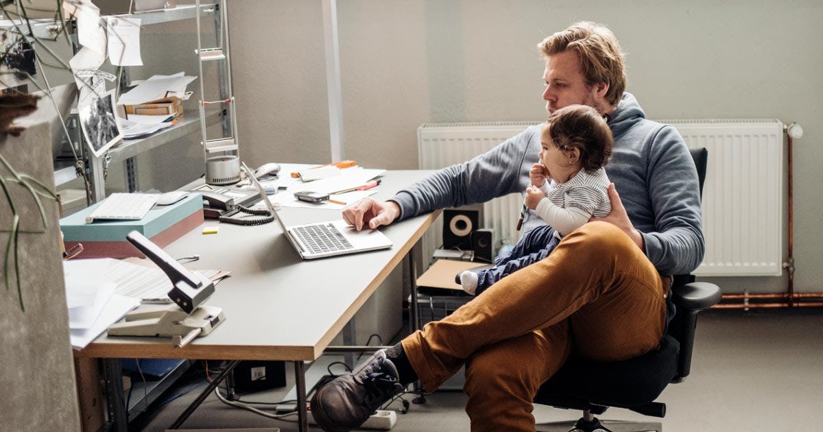Study Shows Fathers Struggle Work Life Balance After The Second Child