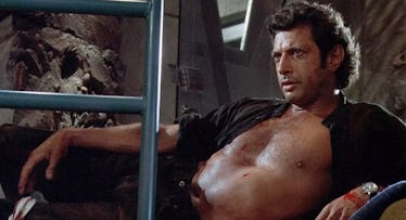 ian malcolm open shirt