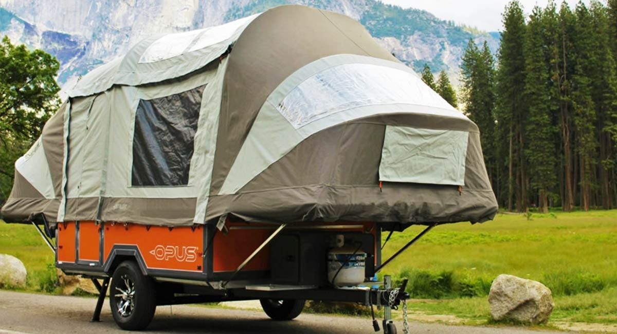 Inflatable trailer tent best sale